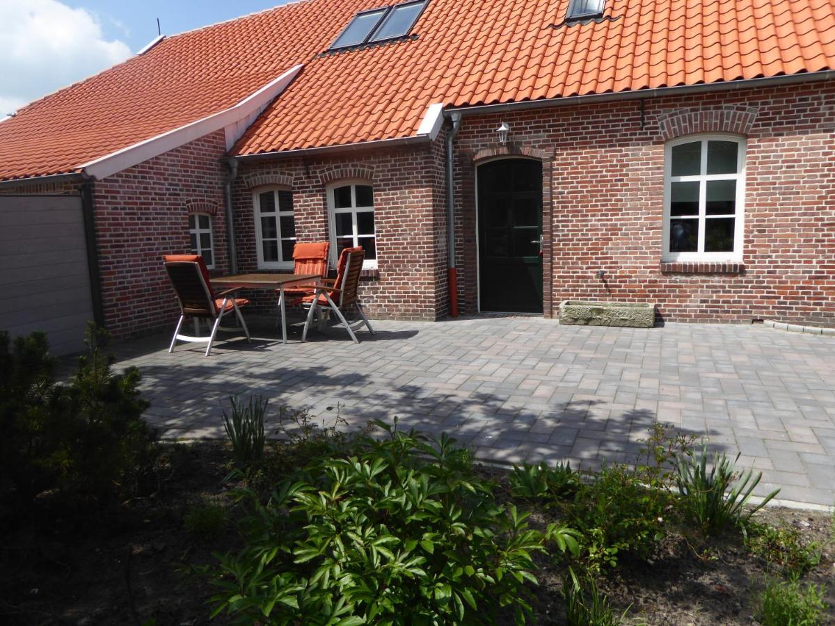 Ferienwohnung Elise Im Gulfhof Am Kanal Grossefehn Esterno foto